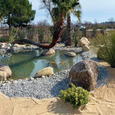 création de bassin à Lunel Viel près de Montpellier dans l'Hérault 34