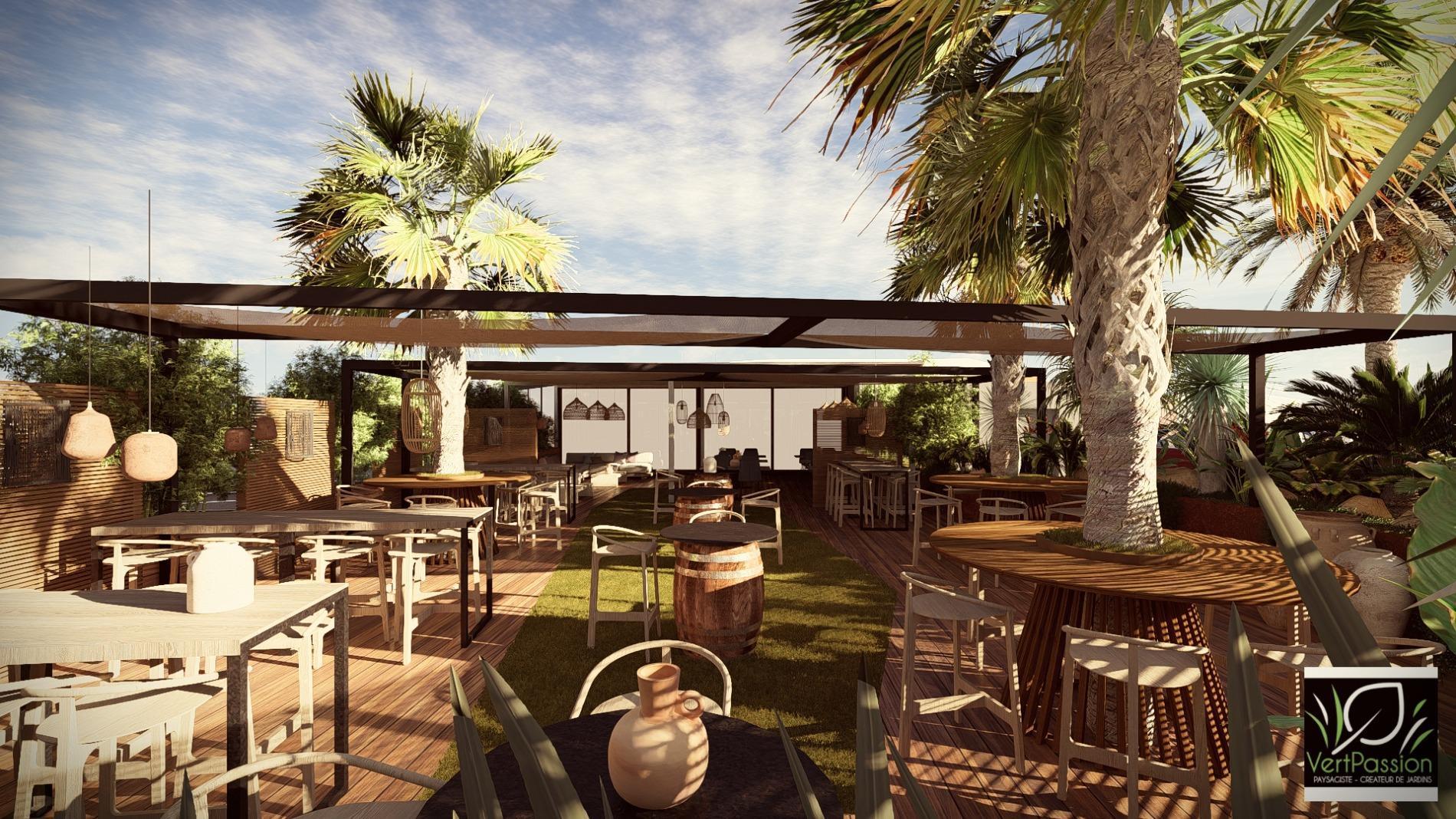 Aménagement terrasse restaurant